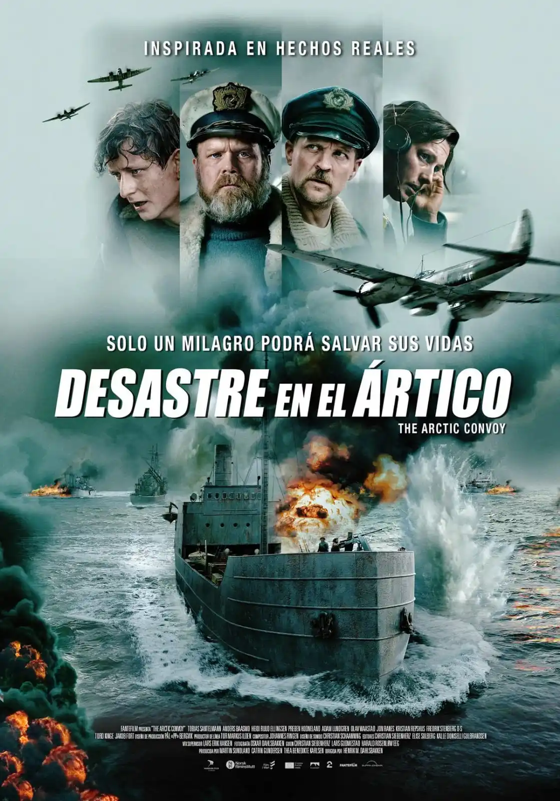 Image from 🔔 Anuncios Verscape: En 1941, un convoy defendido por tripulación noruega se enfrenta a los...