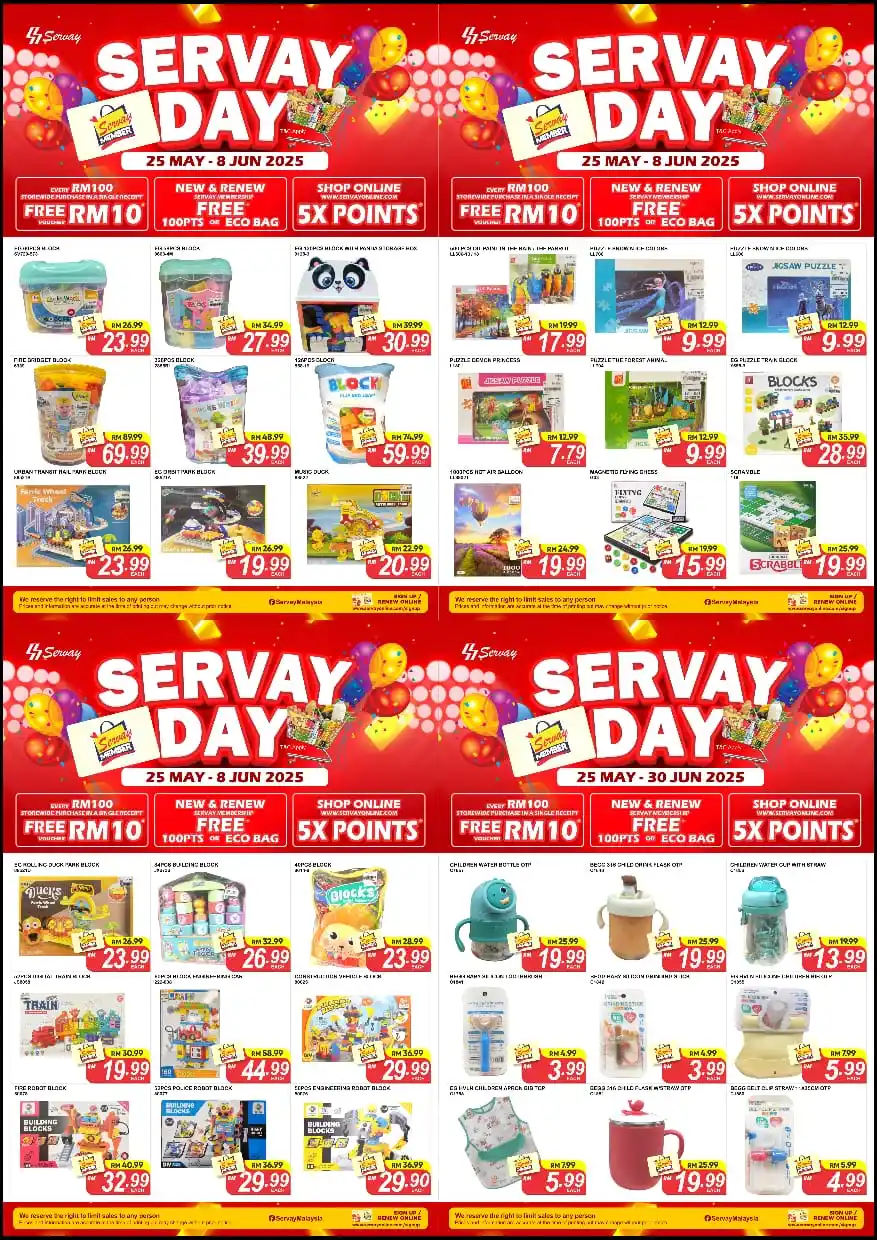 Image from Servay Evergreen Putatan: Exciting Deals Await You on Servay Day ✨ Enjoy these amazing MEMBER-O...