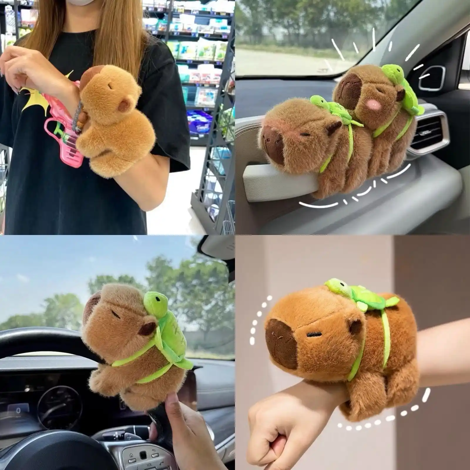 Image from Inspirasi Outfit Indonesia OOTD Ide Rekomendasi Outfit Hijab Cewek Cowok: Gelang bentuk boneka capybara 😍 — https://s.shopee.co.id/Vurx8e5aO...