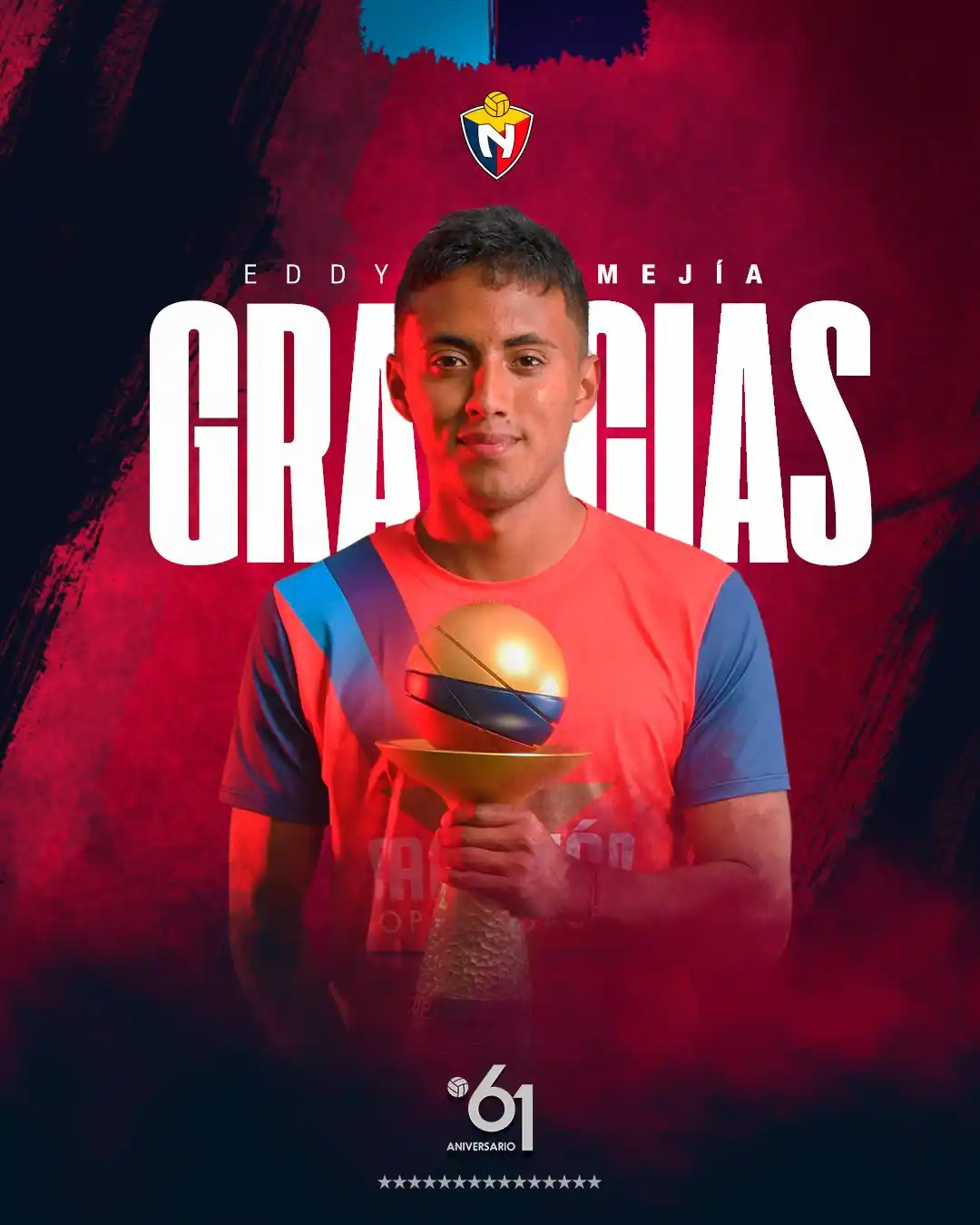 Image from C.D. El Nacional: ¡Gracias por todo, Eddy! Eddy Mejía, gracias por cada partido, cada e...
