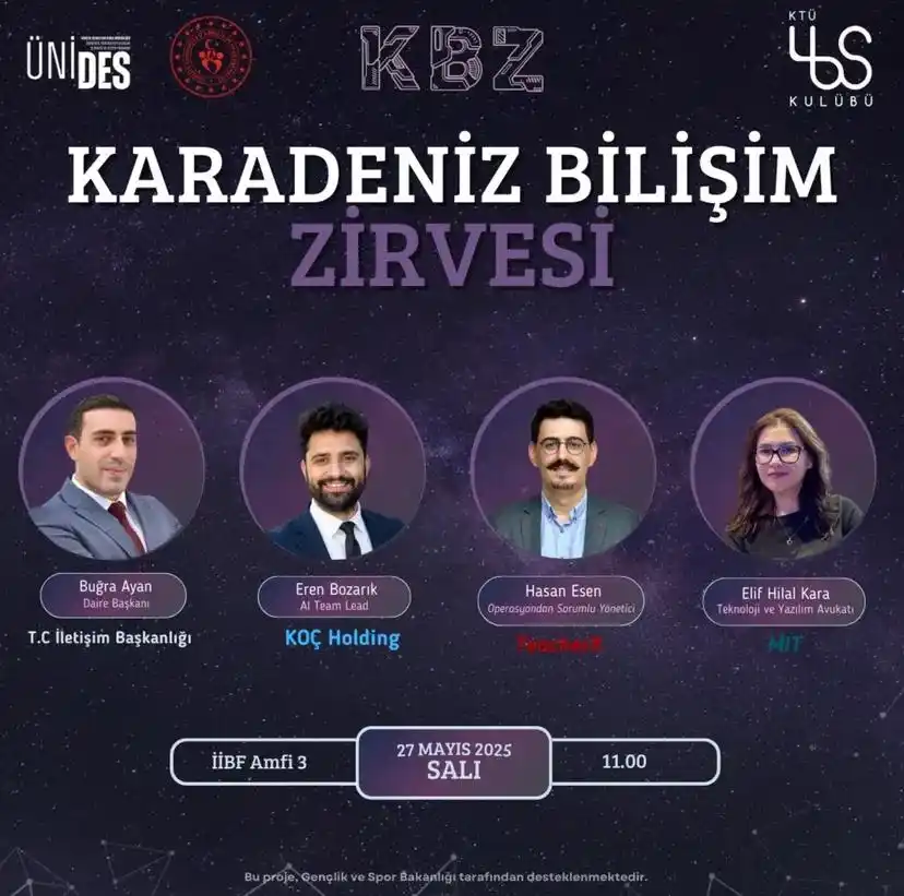 Image from 🎓KTÜ İşletme Bölümü: *Karadeniz Bilişim Zirvesi* ✨ İlham verici oturumlar, 🚀 Yenilikçi p...
