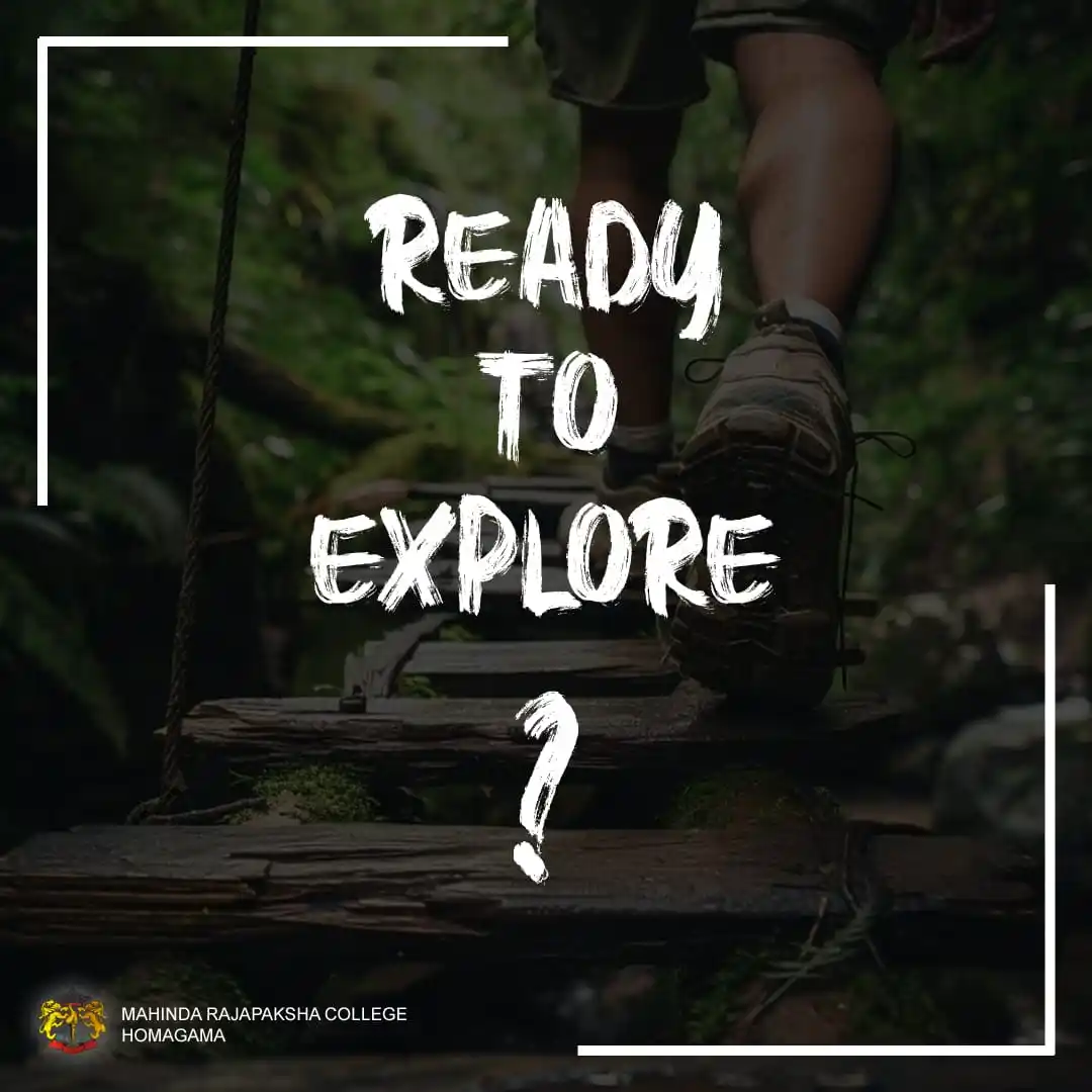 Image from MRC - Homagama: "Lace up, step out, and discover the world beyond the classroom. 🌍✨ A...