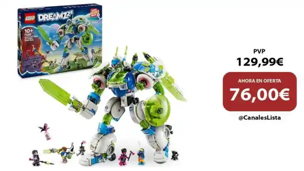 Image from LegOfertas: 🎁 LEGO DREAMZzz 3 en 1 Mateo y Z-Blob Caballero Meca de Combate Robot...