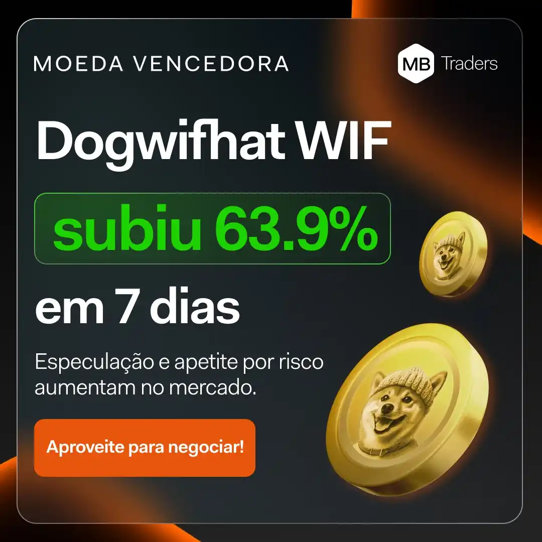 Image from MB Crypto | Daily News & Trading: *🔥 MOEDA VENCEDORA DA SEMANA: WIF!* Com mercado receoso depois de um...