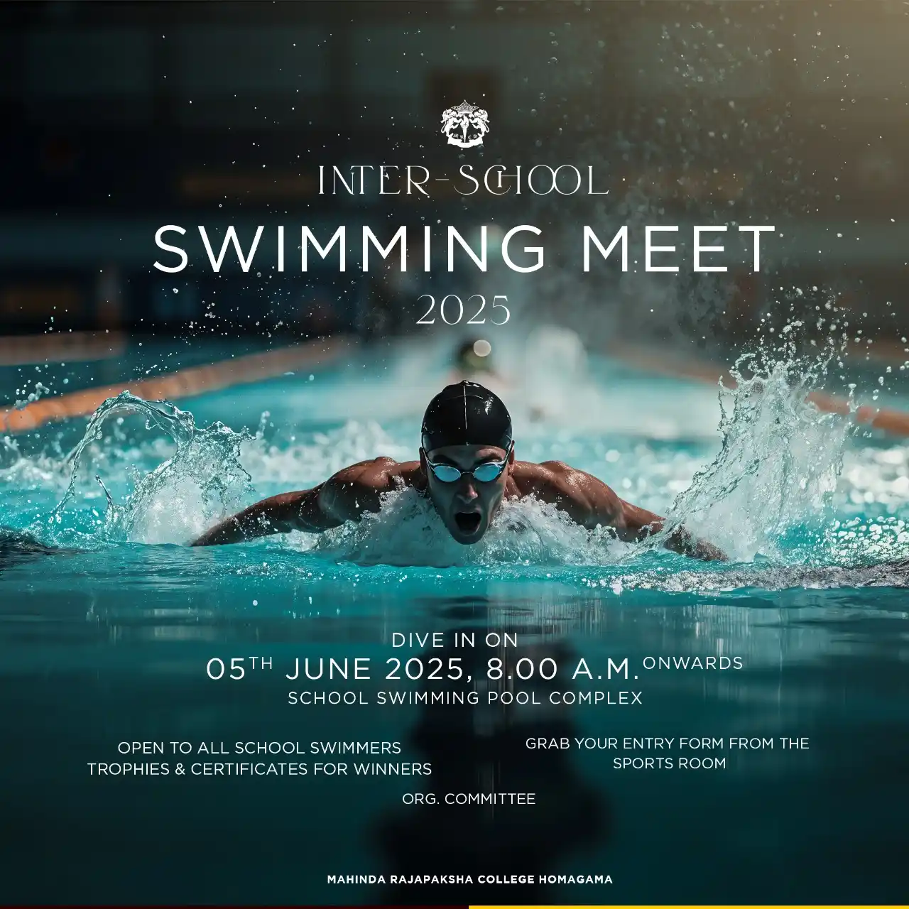 Image from MRC - Homagama: *MRC INTER-SCHOOL SWIMMING MEET 2025*  June 5 | 8.00 a.m. | School Poo...