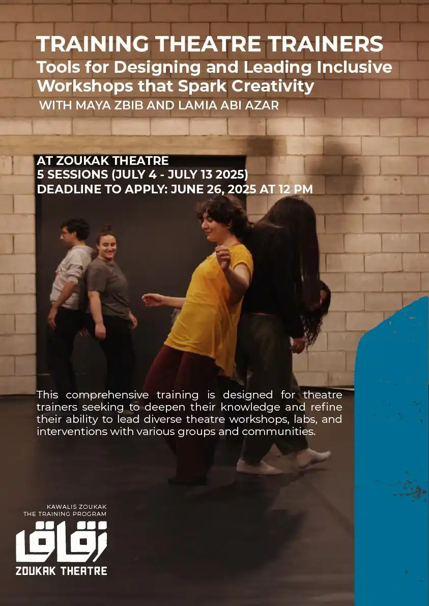 Image from Zoukak Theatre: Participate Now! Kawalis Zoukak: The Training Program *Training Theat...