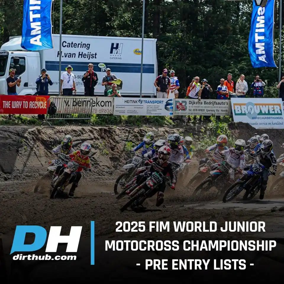 Image from Dirt Hub: 🌍 PRE ENTRY LISTS: The FIM Junior Motocross Championship Pre Entry L...