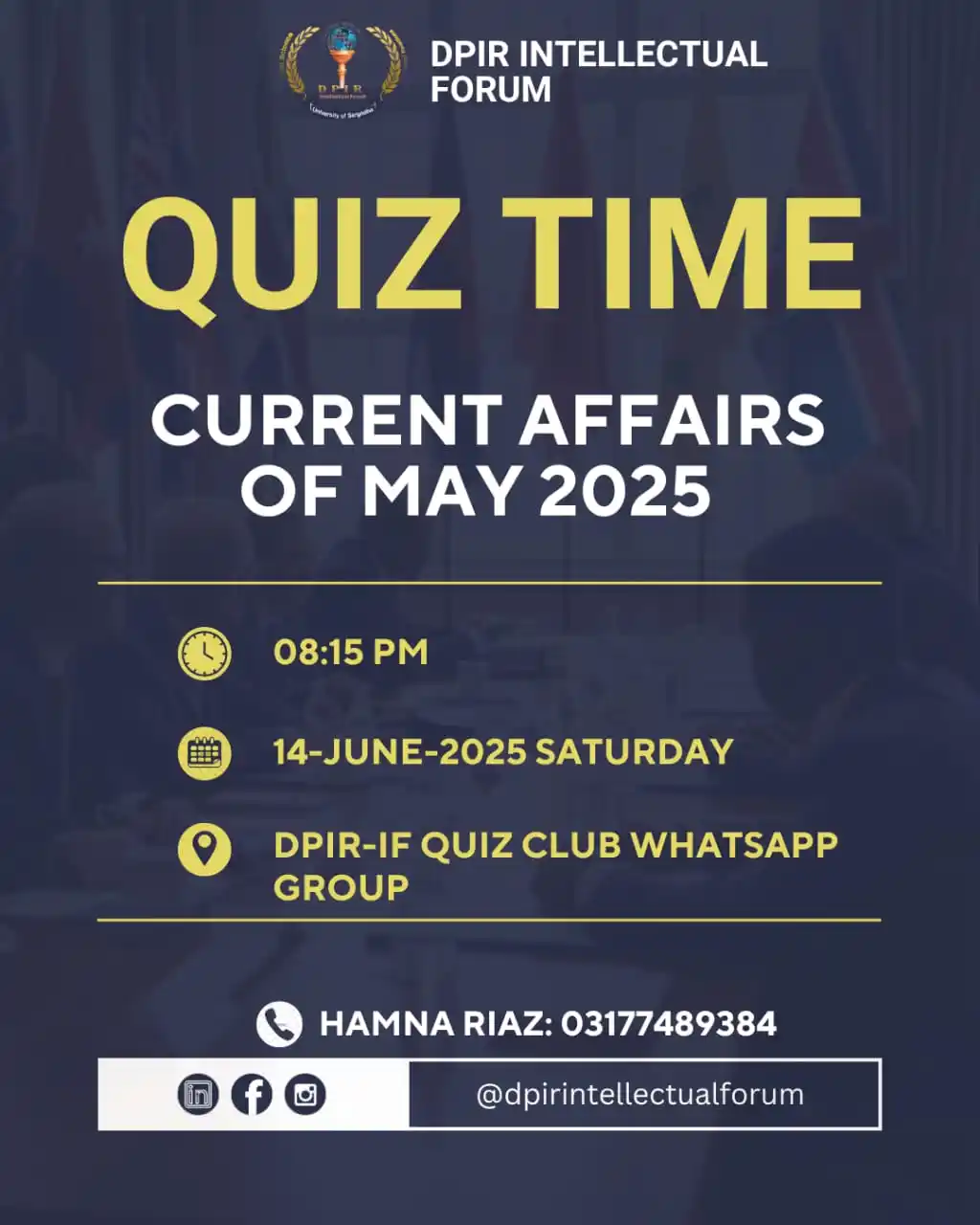 Image from UOS DR's Community | Updates & Career : *QUIZ TIME!* Are you ready to test your knowledge on Current Affairs ...