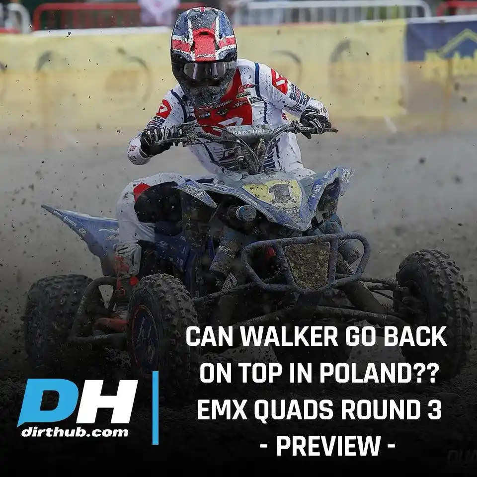 Image from Dirt Hub: ▶ Reigning EMX Quad champ Harry Walker will be going all out in Poland...