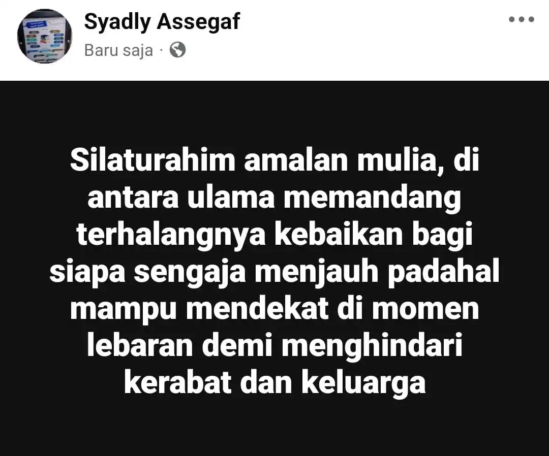 Image from Syadly Belajar: Silaturahim amalan mulia, di antara ulama memandang terhalangnya kebai...