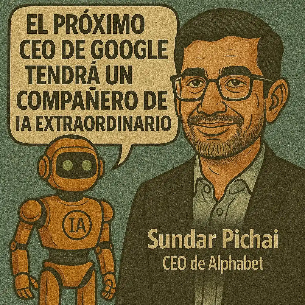 Image from MartesCoach: Compartir, Aprender e Inspirar: Sundar Pichai, CEO de Alphabet (Google), sobre la integración de la IA...