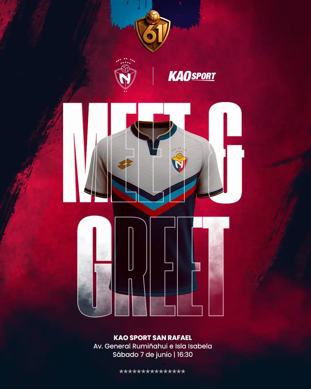 Image from C.D. El Nacional: ¡Te Esperamos! 🤩 El día de hoy nuestros jugadores y CT compartirán j...
