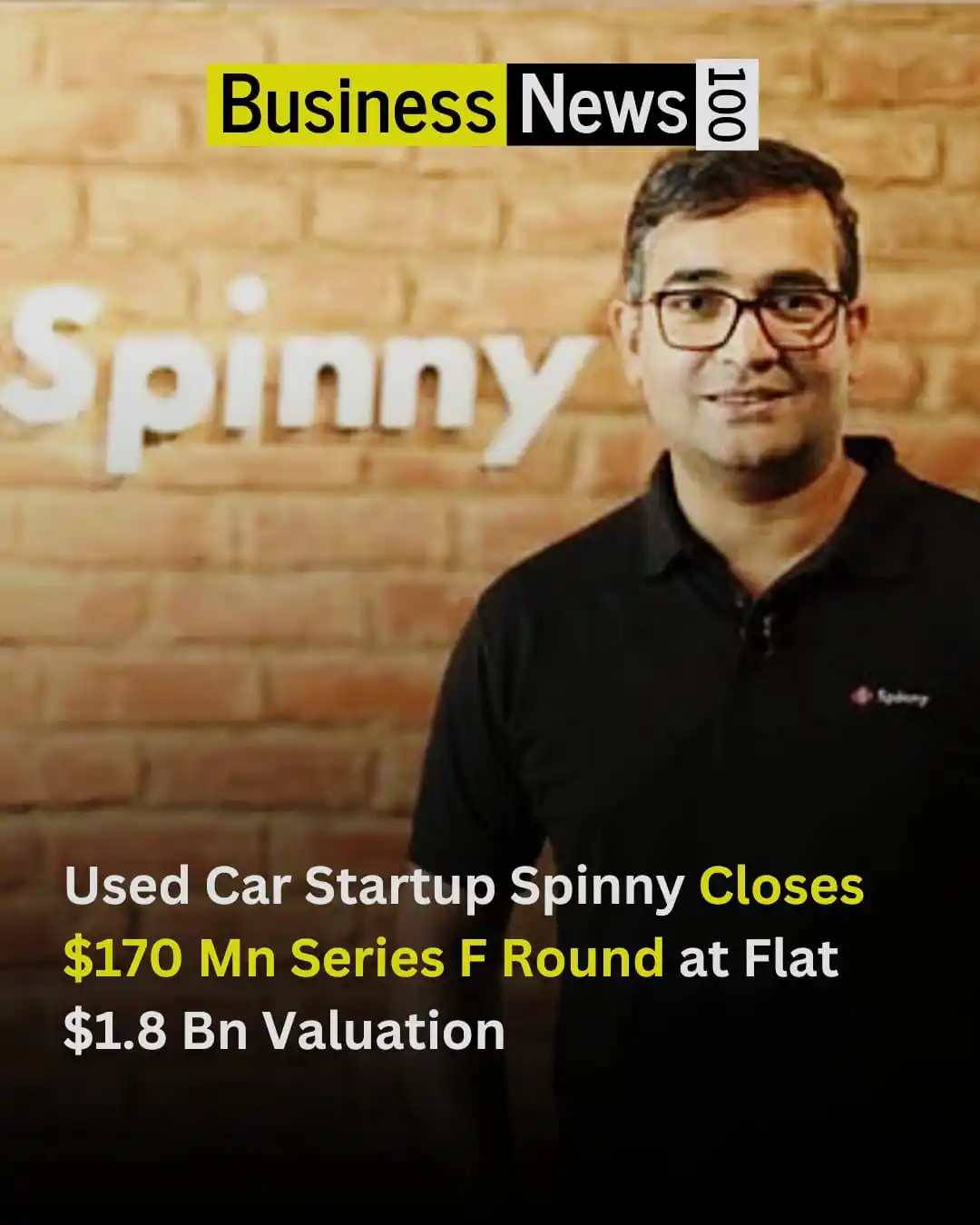 Image from Business News 100: Used-car marketplace unicorn Spinny has wrapped up its Series F fundin...