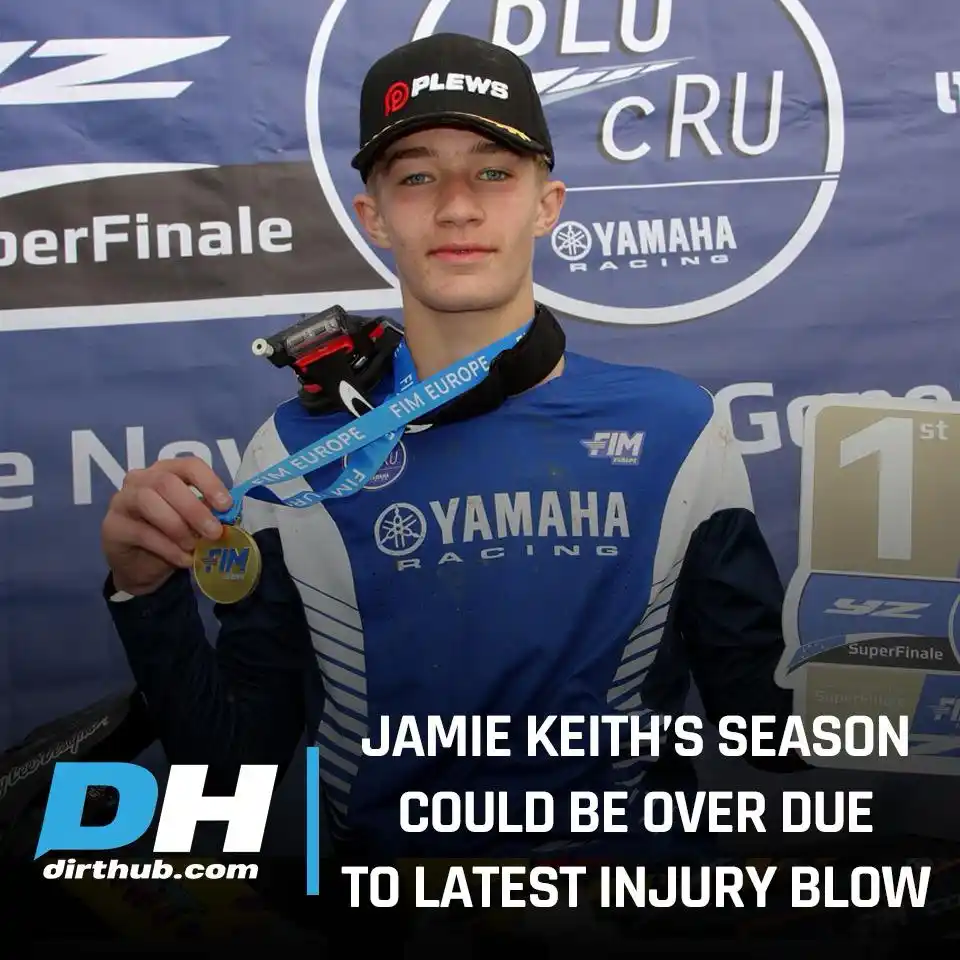 Image from Dirt Hub: 🗣 "What a 💩 year 😂 ... it really has been a test for me physically ...