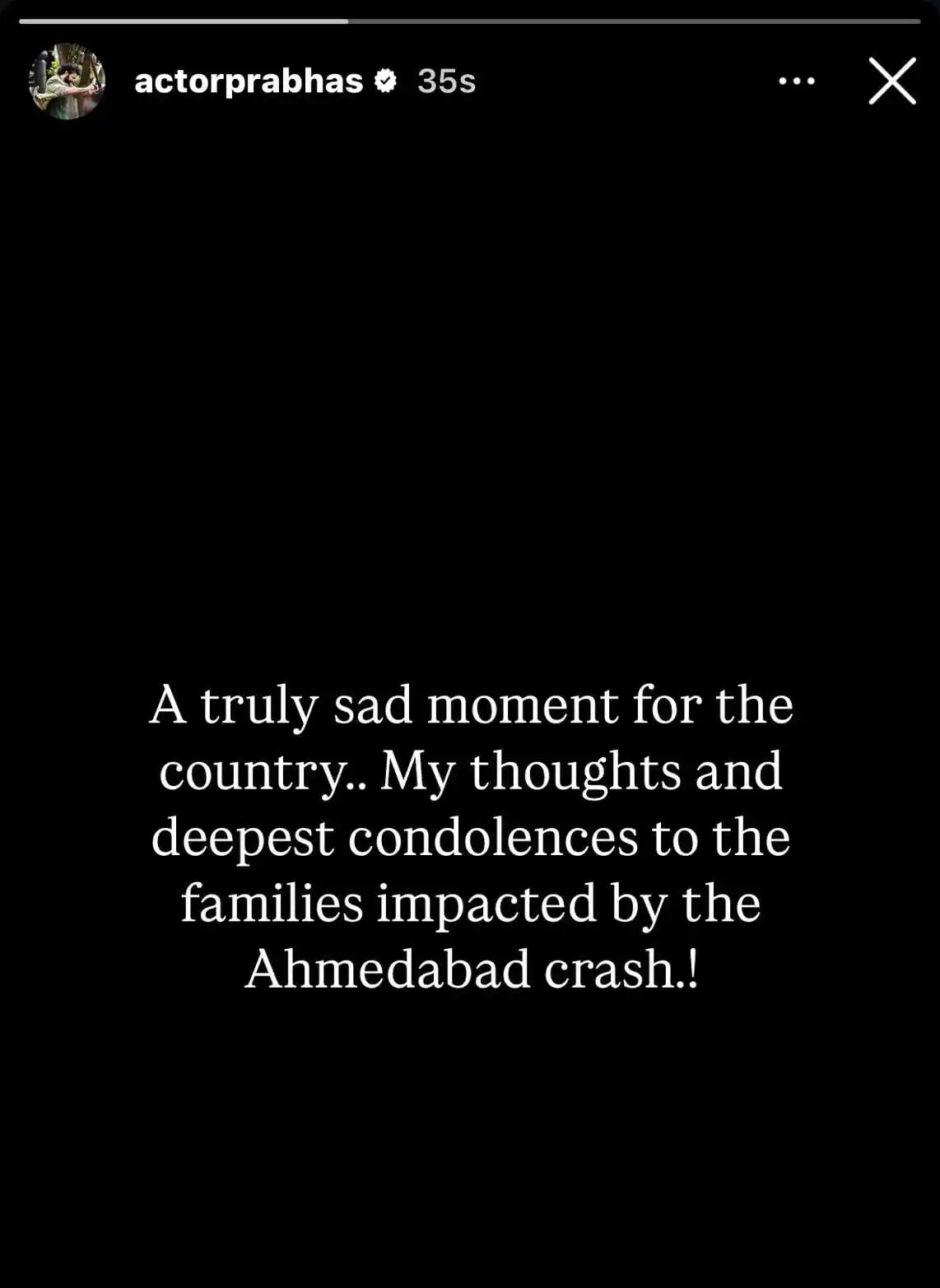 Image from Prabhaswarriors: A truly sad moment for the country.. My thoughts and deepest condolenc...