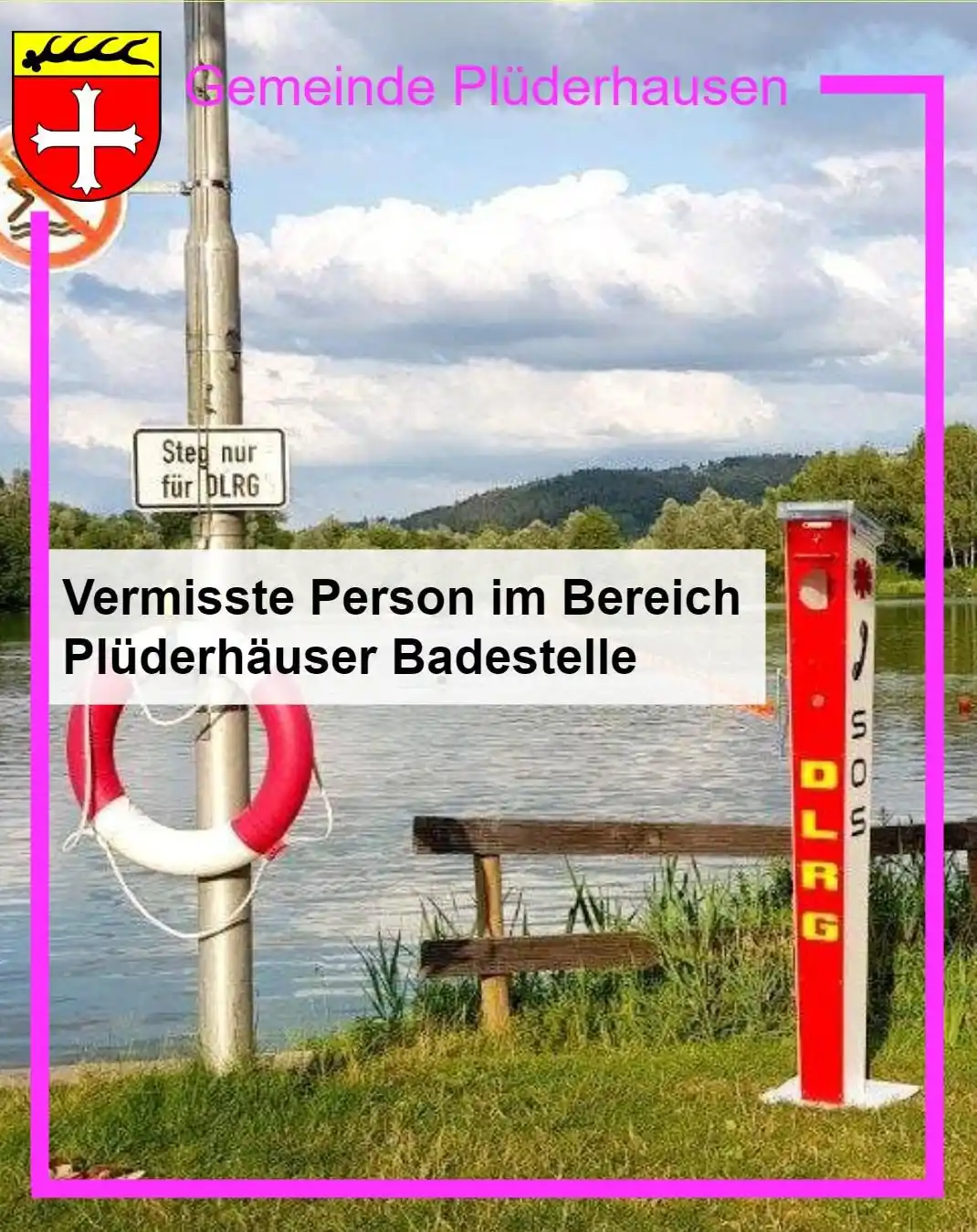 Image from Gemeinde Plüderhausen: Allgemeine Information - Großangelegte Personensuche im Bereich der Pl...