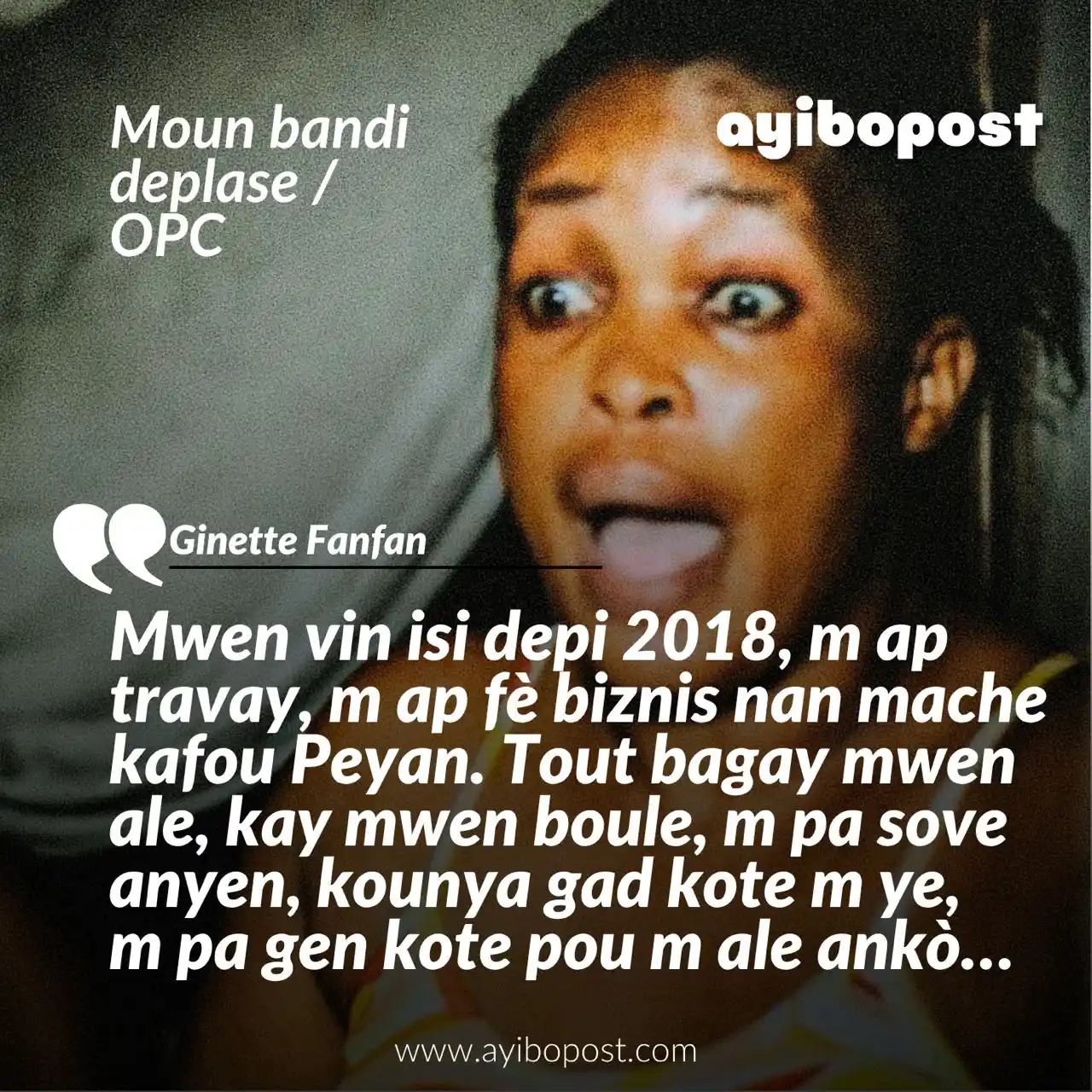 Image from AyiboPost: AyiboPost pibliye yon repòtaj ki rasanble divès temwànyaj plizyè moun ...