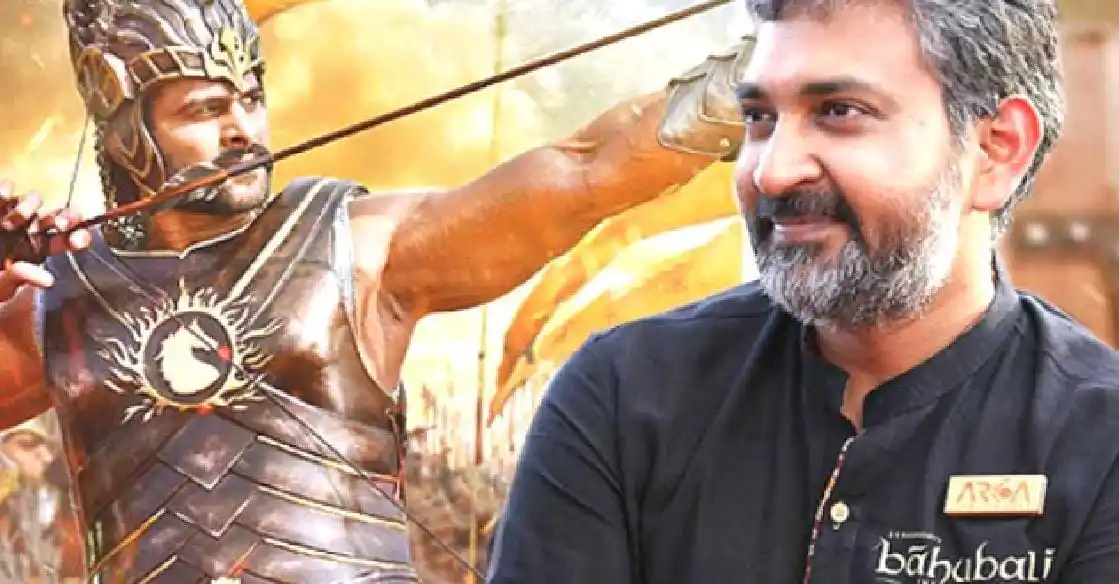Image from Prabhaswarriors: *Baahubali single part ready* ... *SSR to show the print to buyers* U...