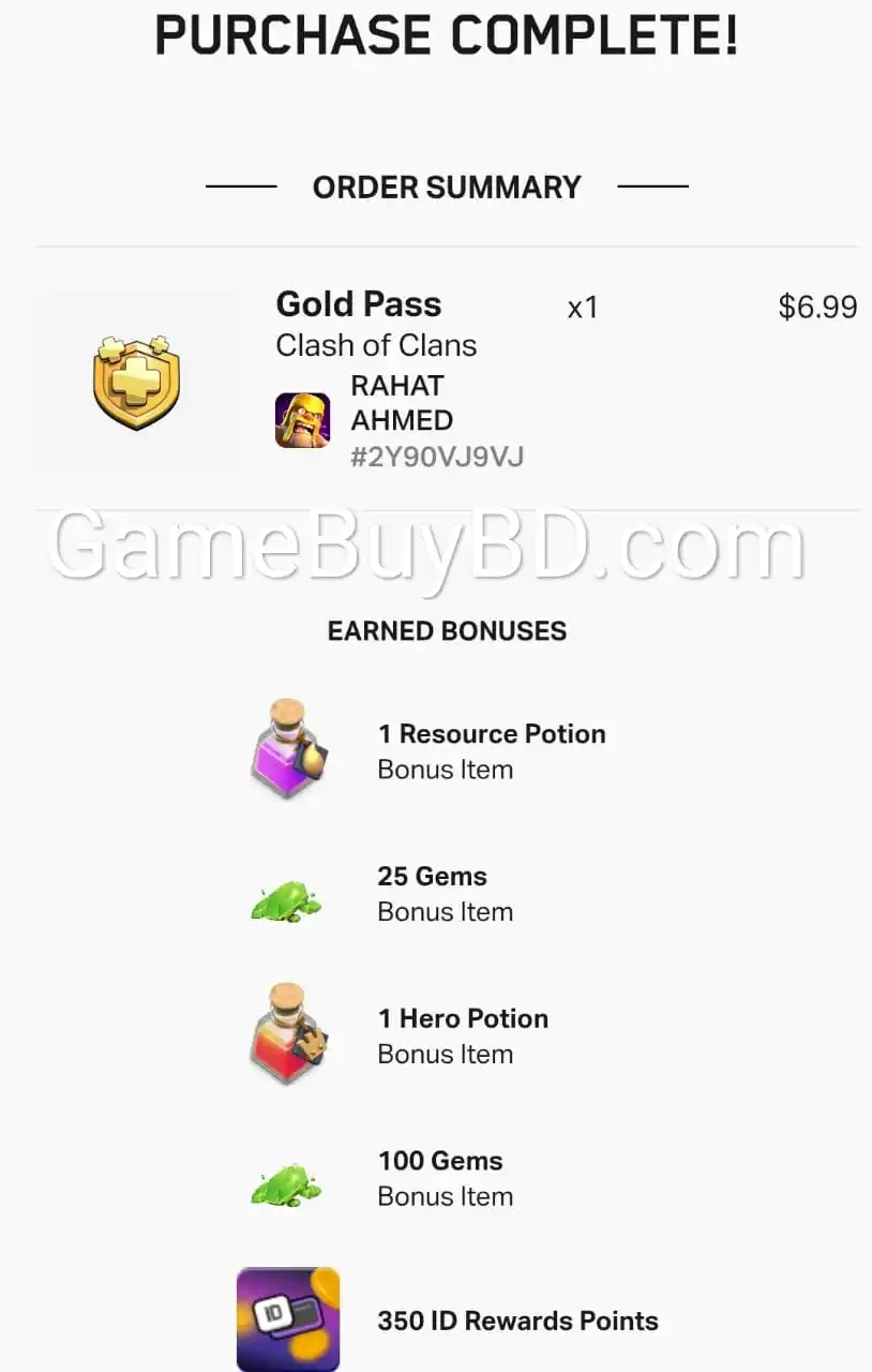 Clash of Clans, Brawl Star Topup post