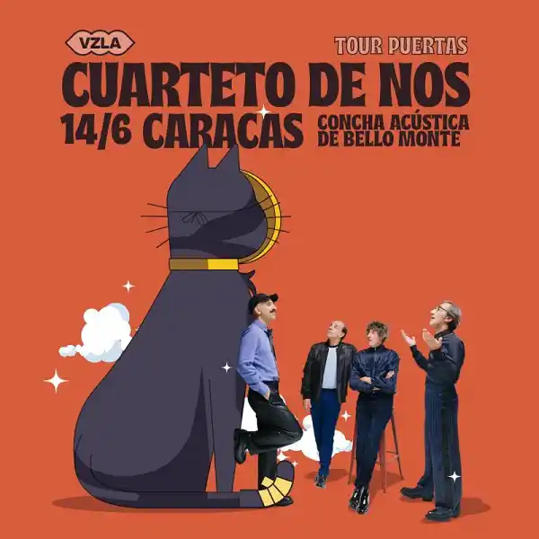 Image from Cresta Metalica: El Cuarteto De Nos regresa a Venezuela con su nuevo disco "Puertas" ht...