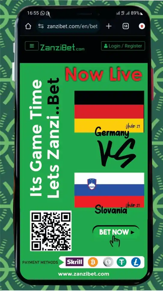 Image from ZANZI ONLINE: GER vs SVK U21 🔥🇩🇪 vs 🇸🇰 Which young guns will shine on the pitch...