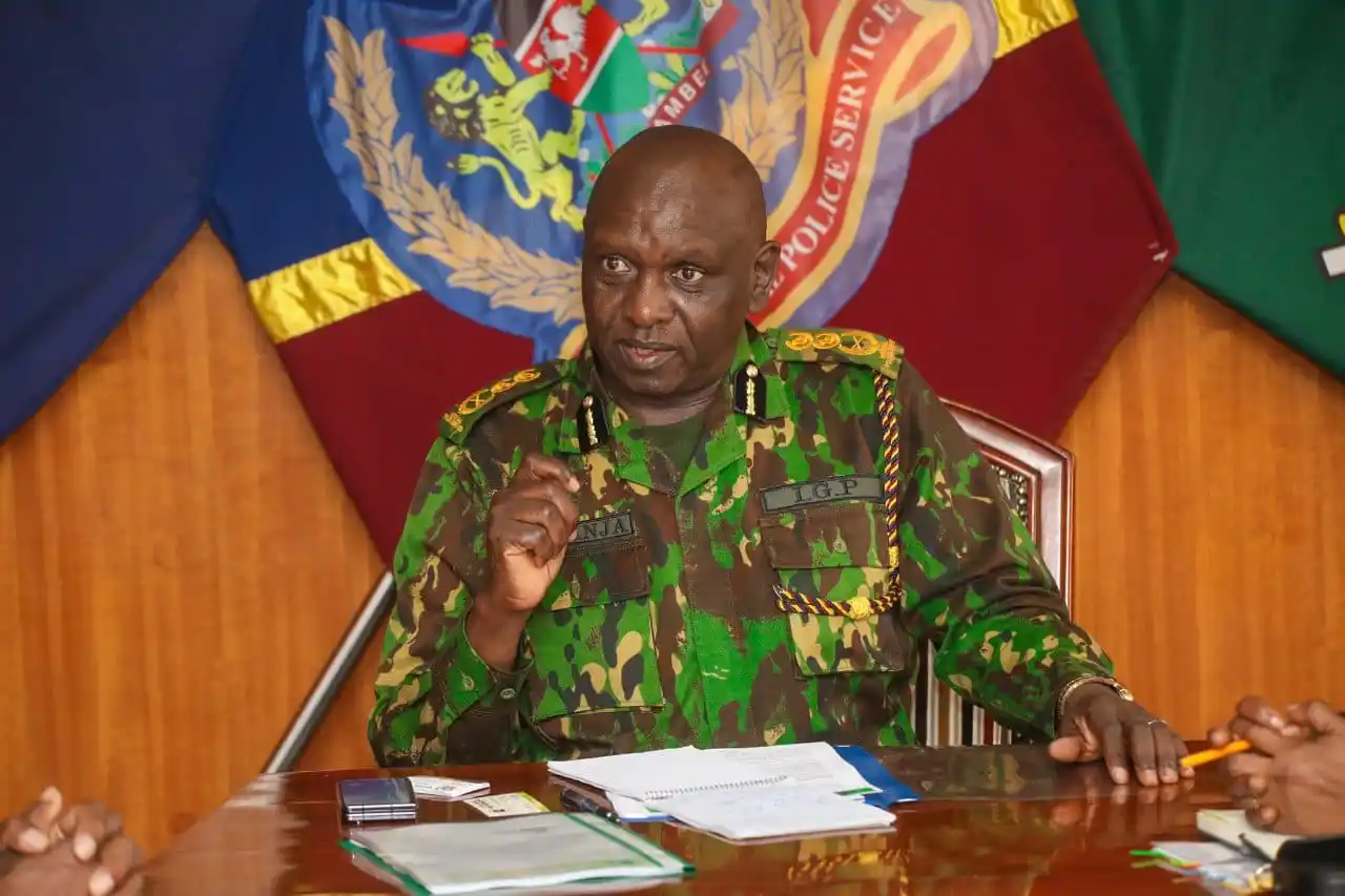 Image from CAMPUS REVIEW: Inspector General Douglas Kanja was unable to explain why blogger Albe...