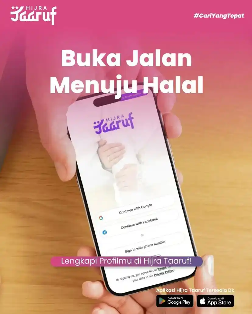 Image from Hijra Taaruf: Jangan biarin jodoh cuma lewat di timeline! Tunjukin versi terbaikmu, ...