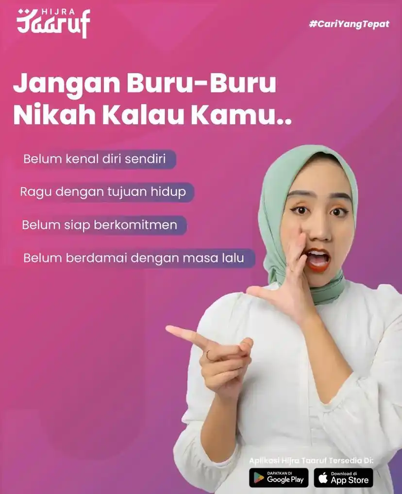 Image from Hijra Taaruf: Jangan cuma karena tekanan sekitar sampai kamu lupa memantaskan diri u...