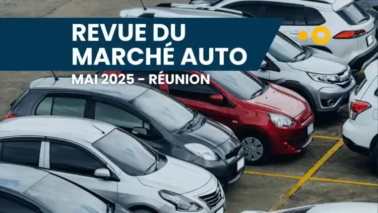 Image from oOvango, actu auto/moto Outre-mer : Guadeloupe, Guyane, Martinique, Mayotte et Réunion: *📉 Marché auto Réunion : mai 2025 toujours en baisse 🚗🔻* Tendances,...