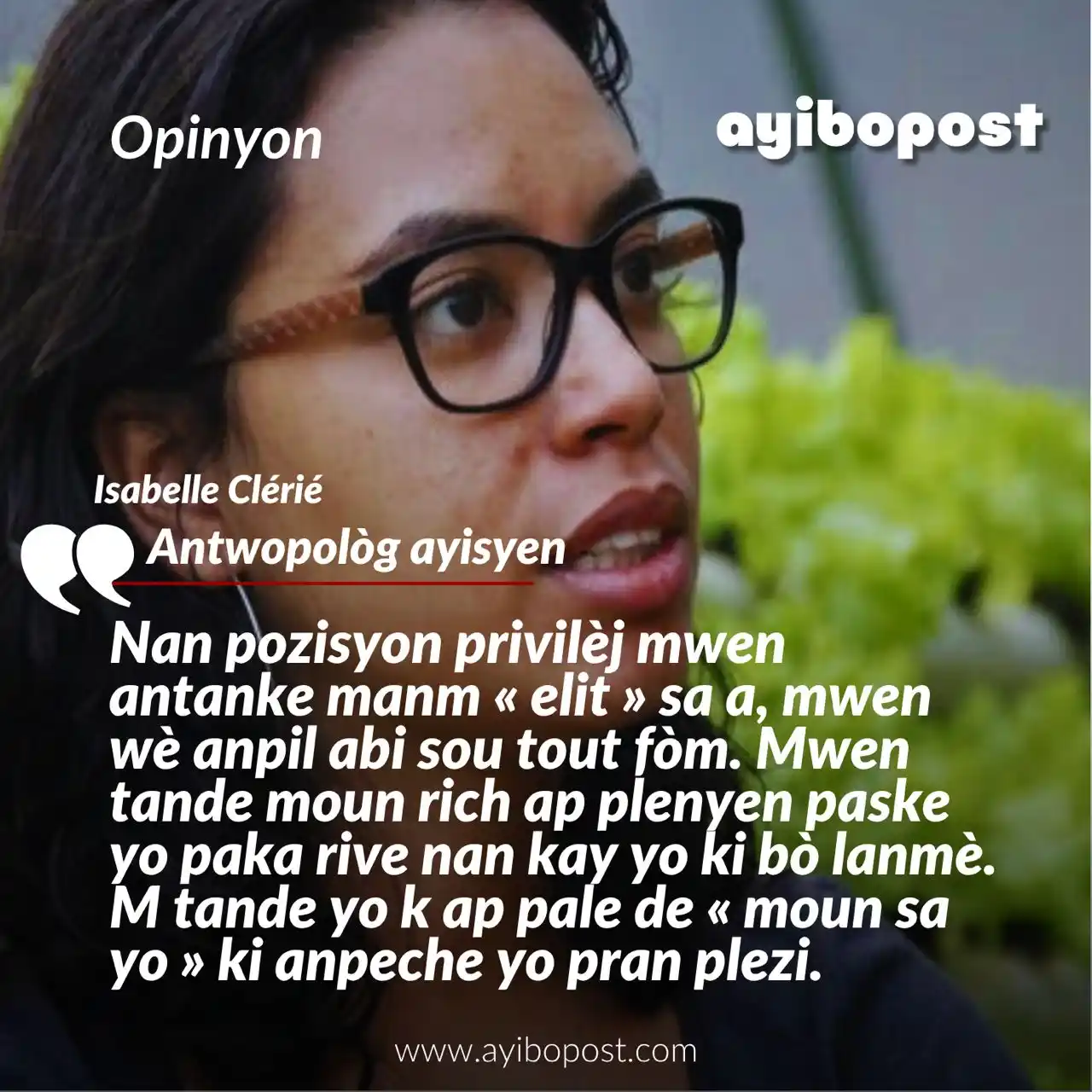 Image from AyiboPost: « Mwen wè fason moun sa yo trete anplwaye lakay yo, m gade yo k ap esa...