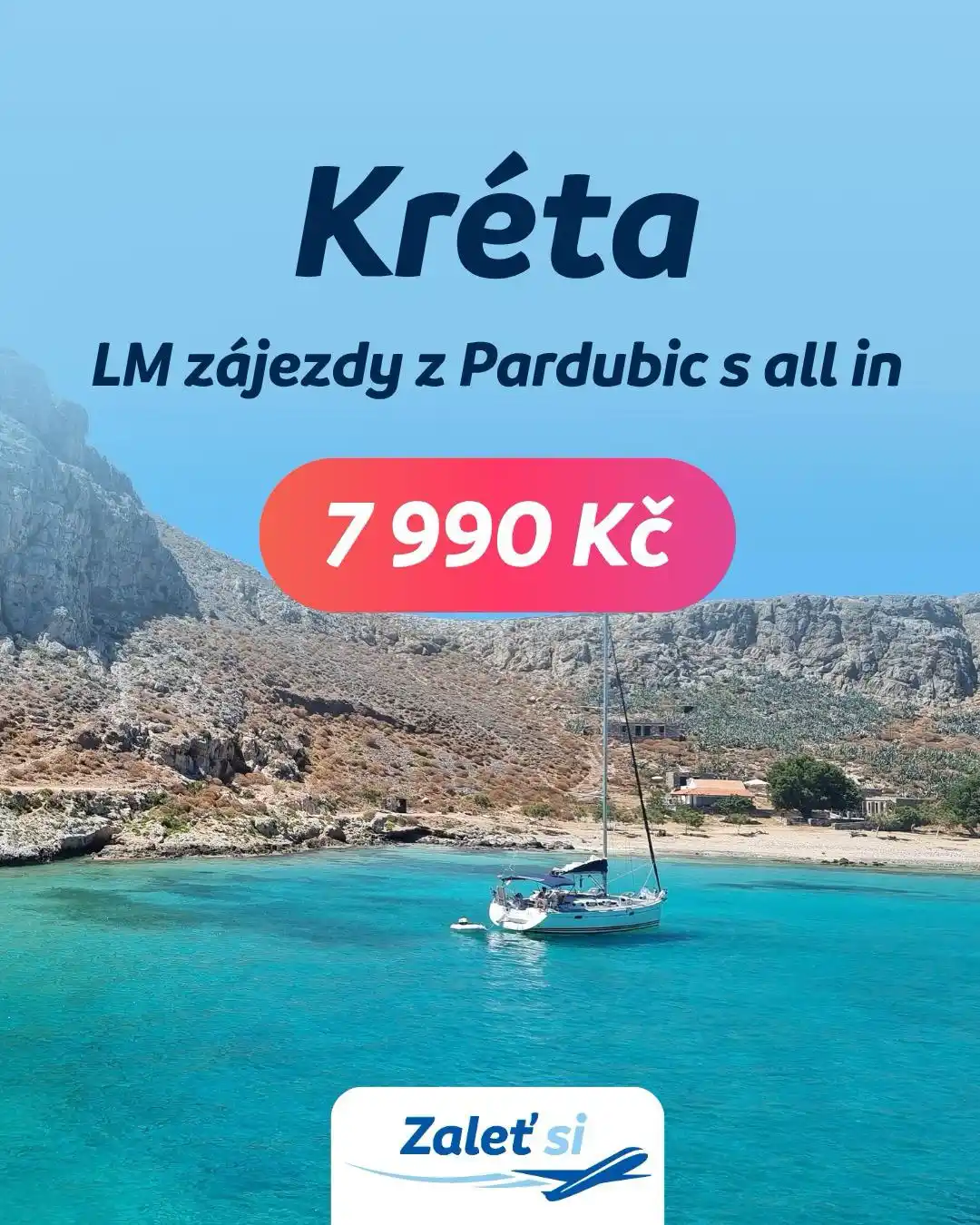 Image from Zaletsi.cz: Není Kréta jako Kréta. 😁 Vyměň Rosice za řecký ostrov 🇬🇷 a užij si ...