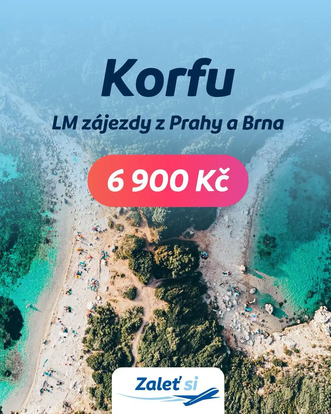 Image from Zaletsi.cz: Odlet z Prahy nebo Brna? 🤔 Stačí si vybrat a vyrazit už zítra na řeck...