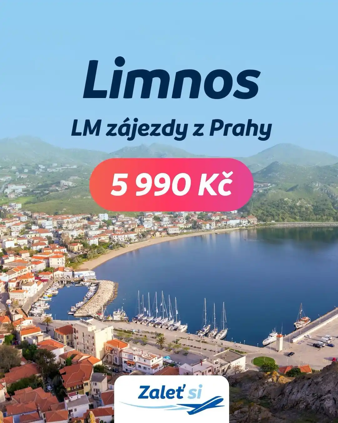 Image from Zaletsi.cz: Odleť zítra ráno k Egejskému moři! 🏖️ Last minute zájezdy na řecký os...