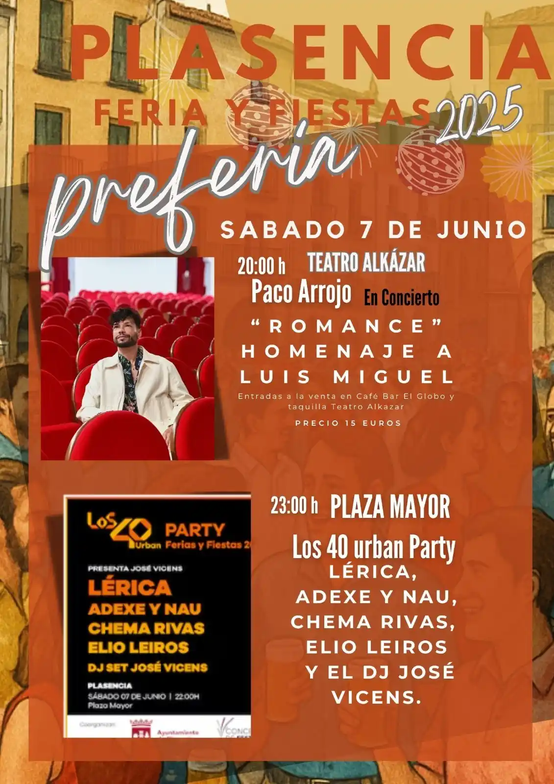 Image from Ayuntamiento de Plasencia: 🎉 ¡Plasencia se llena de música y emoción este sábado 7 de junio en l...