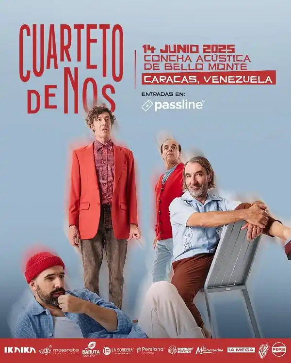 Image from Cresta Metalica: Todo listo para abrir las "Puertas" con El Cuarteto de Nos en Venezuel...