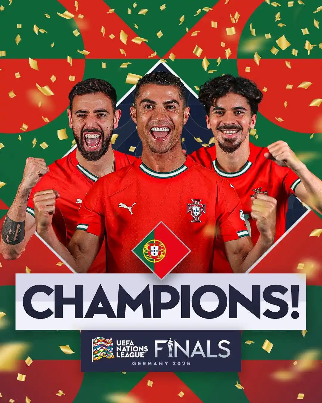 Image from ZANZI ONLINE: WHAT A NIGHT!!! 🇵🇹🔥 PORTUGAL ARE THE UEFA NATIONS LEAGUE CHAMPIONS!...