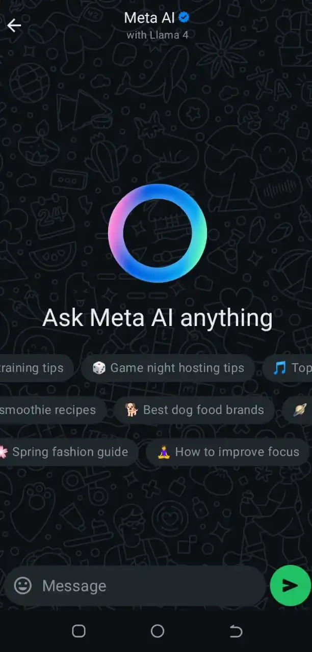 Image from CAMPUS REVIEW: WhatsApp has introduced Meta AI chatbot for Kenyan users. You can now ...