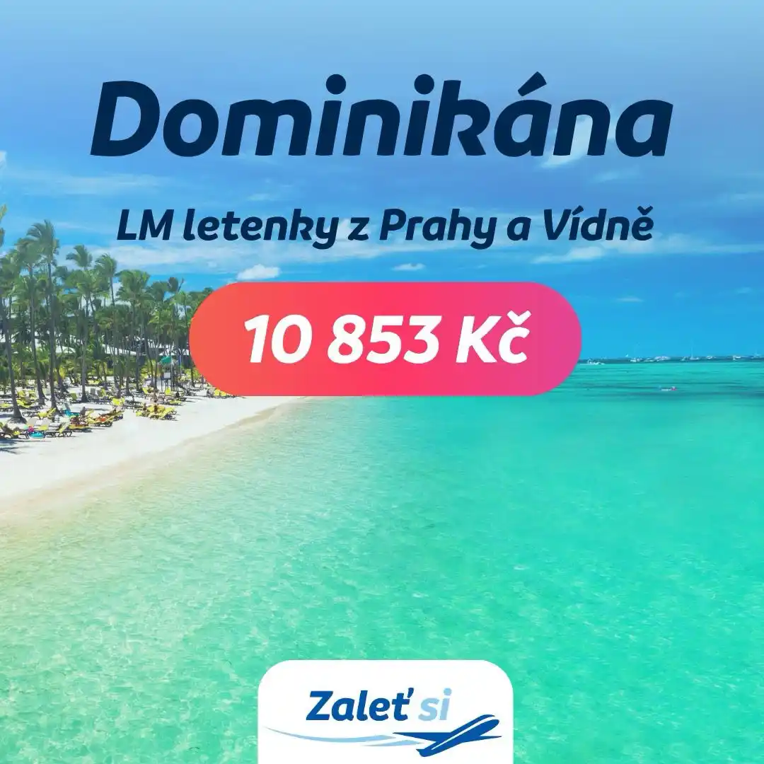 Image from Zaletsi.cz: YOLO! 😁 Sbal si batůžek a odleť zítra, nebo v sobotu do Karibiku! 🏝️...