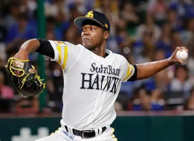 Image from Béisbol Japonés.com: 🚨¡ATENCIÓN!🚨 🇨🇺Liván Moinelo cosechó hoy (13/06/2025) su 6ta victo...