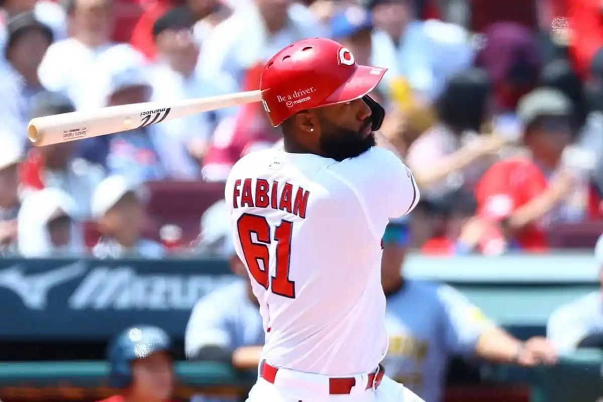Image from Béisbol Japonés.com: 🚨¡ATENCIÓN!🚨 🇩🇴Sandro Fabián conectó hoy (08/06/2025) su 6to jonró...