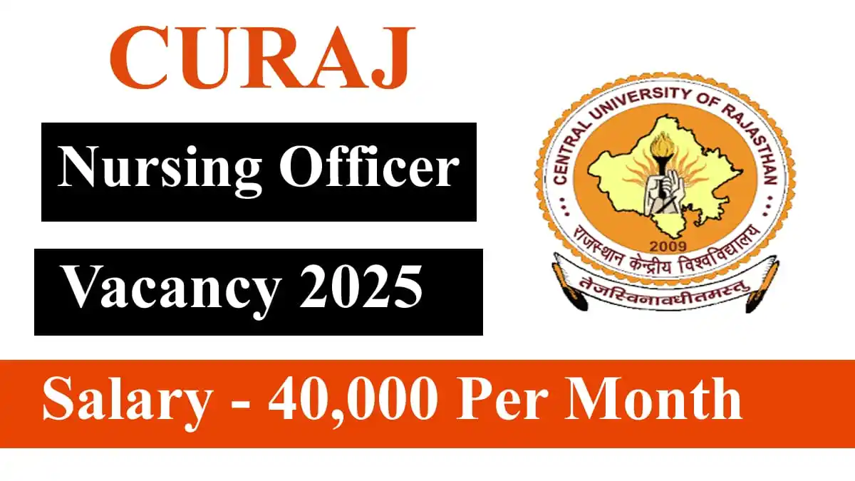 Image from NursingRoot.com: 🔴CURAJ Nursing Officer Vacancy 2025 Salary Up to 40,000 Month ✅ योग्...