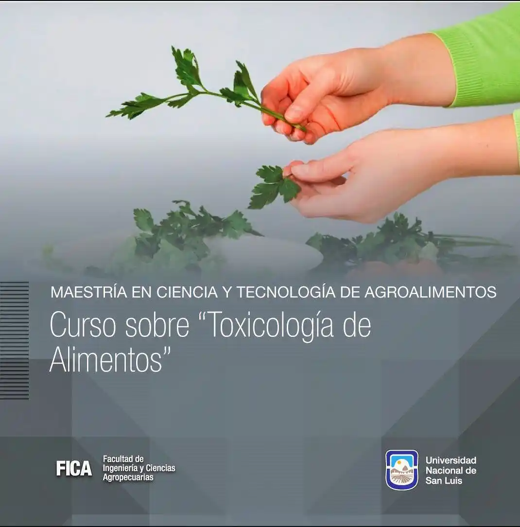 Image from Noticias del Colegio de Farmacéuticos de la provincia de Buenos Aires: *Curso de Posgrado: Toxicología de Alimentos.* La Secretaría de Inves...