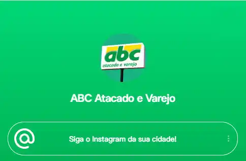 Image from CANAL ABC ATACADO LAVRAS: 🤩Ei! Tá sabendo da novidade? Agora cada cidade tem um perfil exclusiv...