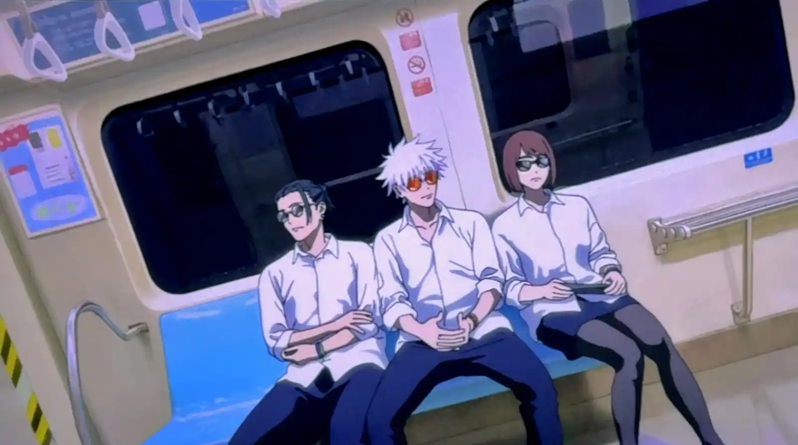 Image from INVENTARIO OCULTO: GOJO GETO Y SHOKO EN EL METRO CON LENTES DE SOL~...