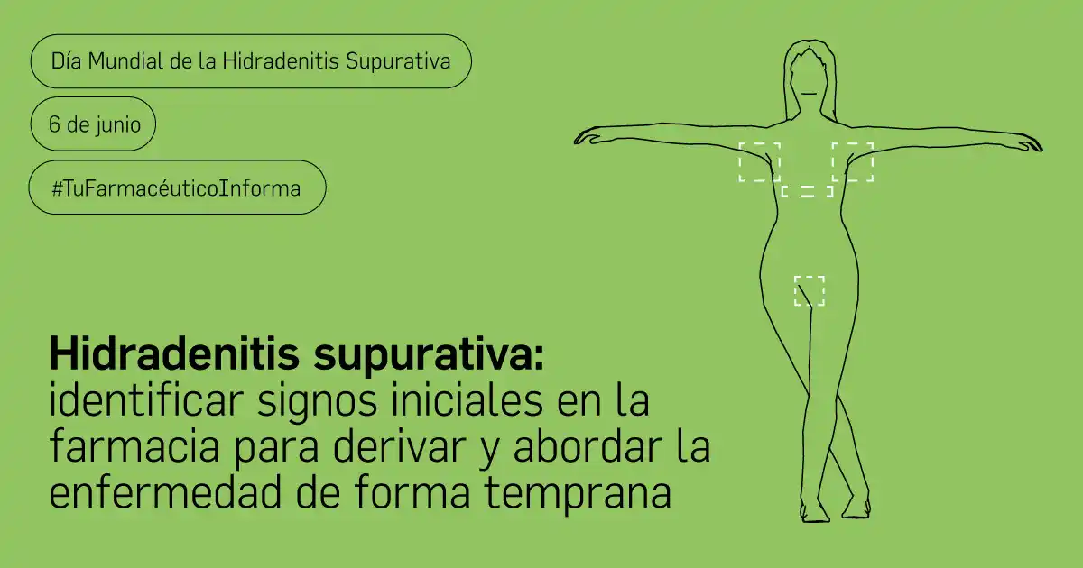 Image from Noticias del Colegio de Farmacéuticos de la provincia de Buenos Aires: 🌍✨ Hoy, 6 de junio, conmemoramos el Día Mundial de la Hidradenitis Su...