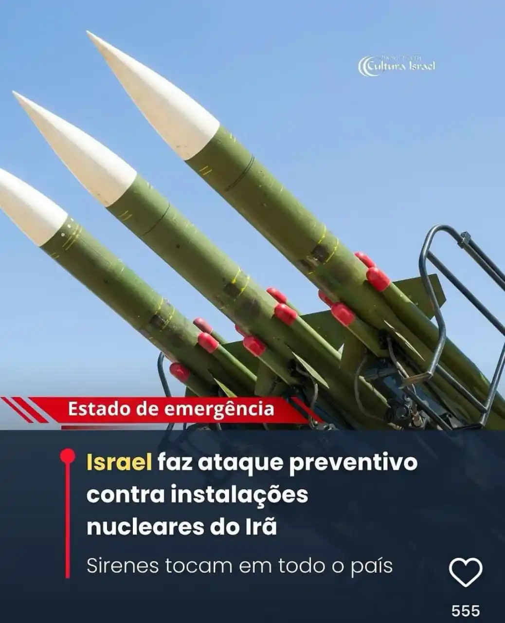 Image from APOCALIPSE EM AÇÃO ⚔️: 🇮🇱☢️🇮🇷 *A Força Aérea Israelense está atingindo agora o principal ...