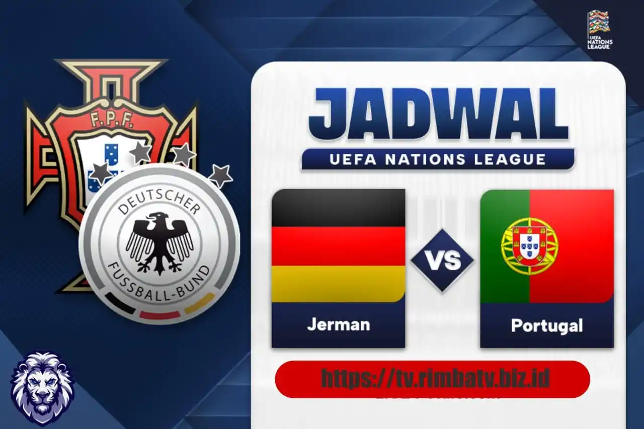Image from LIVE STREAMING BOLA RimbaTV: *Jerman vs Portugal* 🏆 UEFA Nations League SEMIFINAL ⏰ 02:00 WIB ,5 J...