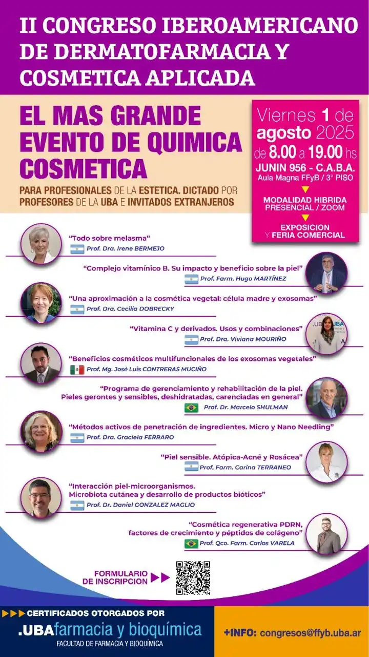 Image from Noticias del Colegio de Farmacéuticos de la provincia de Buenos Aires: Los invitamos a participar de la *Segunda Edición del Congreso Iberoam...