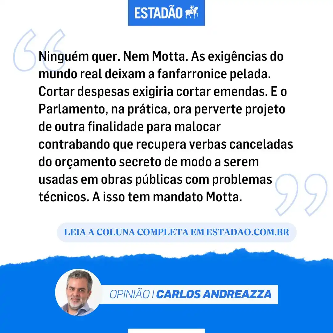 Image from ESTADÃO | Notícias do Brasil e do mundo: 'Ninguém vai cortar despesas: nem Lula, que quer a reeleição, nem Mott...