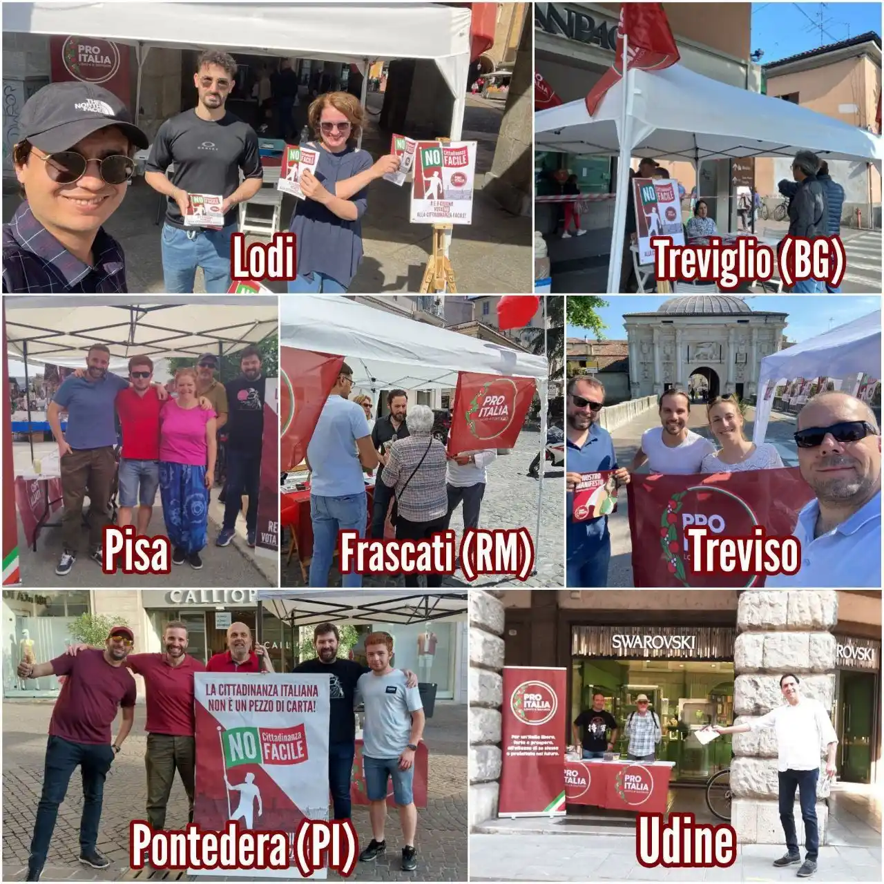 Image from Pro Italia: Qualche scatto delle ultime due giornate di gazebo Pro Italia a ridoss...